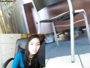 Bella Torrez busty slim teen brunette masturbate webcam show