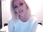 Black woman caresses her pussy