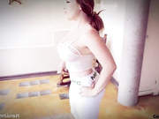 Pretty brunette wife suck husband cock in afternoon before her parents arrived